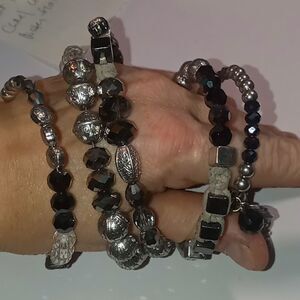 Long spiral bracelet